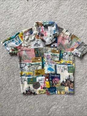 Disney 100 Anniversary Boys Button Down size 4